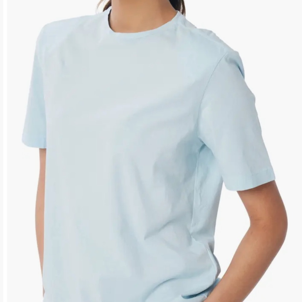 Lita by Ciara Boxy Shoulder Pad Cotton T-Shirt